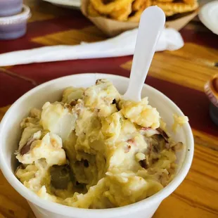 Double baked potato salad