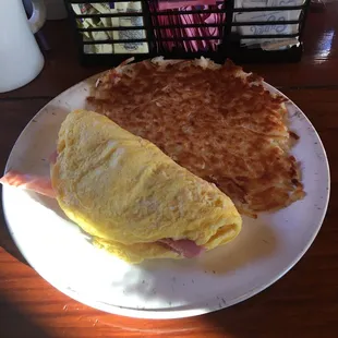 Ham and Cheese Omelette