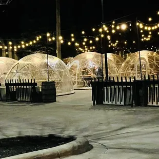 outside