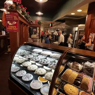 a variety of baked goods