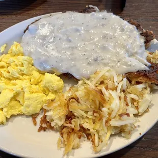 Chicken Fried Steak &amp; Eggs