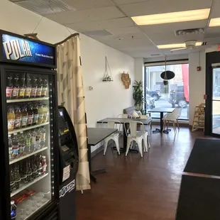 the interior of a coffee shop