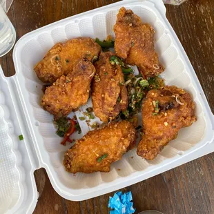 Chicken Garlic pepper wings