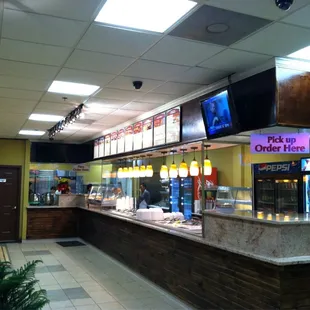 Entrance to the mail ordering and food pickup area