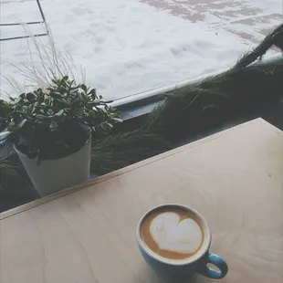 outside