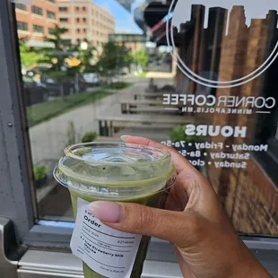 Strawberry matcha