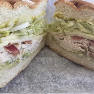 Turkey bacon avocado. I requested Swiss cheese