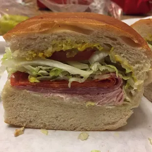 #23 - pepperoni, hard salami, and ham