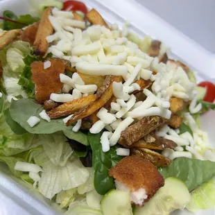 Fried Chicken salad