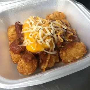 Chili &amp; Cheese Tater Tots