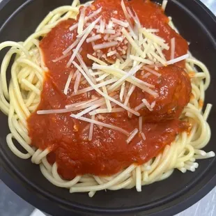 Spaghetti &amp; Homemade Meatballs