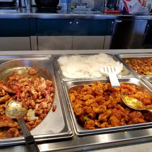 interior, chicken wings and fried chicken