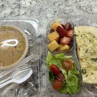 Butter chicken with naan. So yummy!  I highly recommend this place if you are in the area.