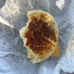 Puri &amp; curry and Biscuit with egg and cheese