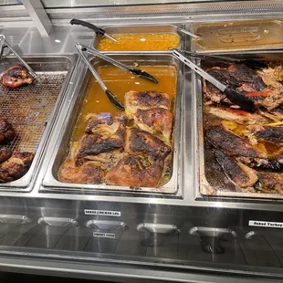 a variety of food items