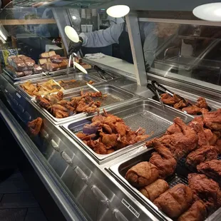 More of the hot food selections.