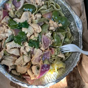 Chicken Tequila Fettuccine