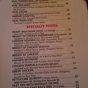 Menu April 2021