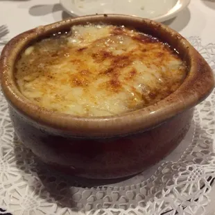 Baked French Onion En Crock