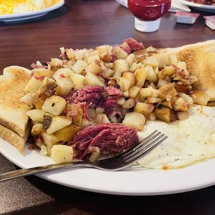 Amazing plate of amazing corned beef hash.