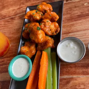 Buffalo Cauliflower a must