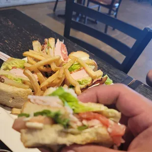 Club Sandwich plate. Nothing amazing, but it was good.