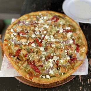 pizza, food