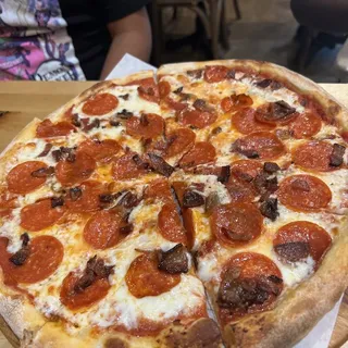 Mozzarella Cheese Pizza with 2 Topping