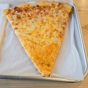 Cheese pizza by the slice