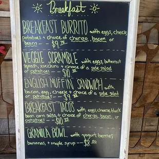 Breakfast- Some items change &amp; some stay the same. Everything they cook is delicious