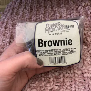 Fresh brownie