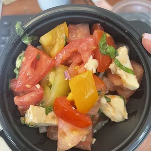 Small caprese salad