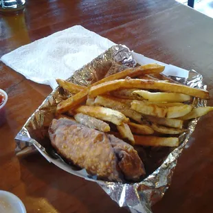 Rueben Roll with french fries, yum!!!