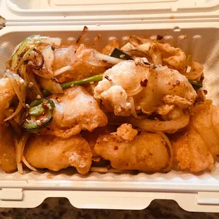 Salt and pepper squid