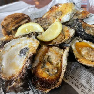 Charbroiled Oysters