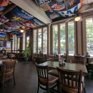 the interior of a restaurant
