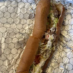 Steak and Cheese Everything Small Sub