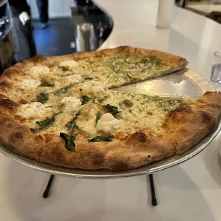 Spinach Artichoke Pizza