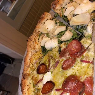 Lemon Pesto Pizza