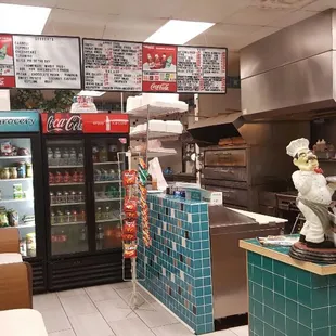 the interior of a restaurant