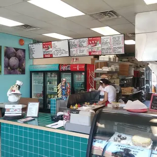 Very clean presentation.  The bright colors really open up the dining area, and the Mediterranean ingredients on offer are a nice addition.
