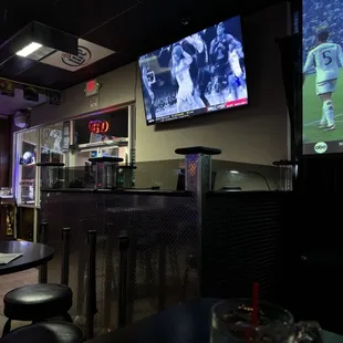 televisions and bar
