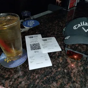 Golf over, grabbing a drink now.