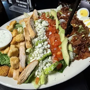Cobb Salad - they do have some healthy options here!