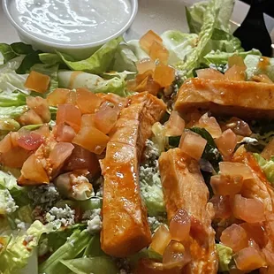 Grilled buffalo Chicken salad