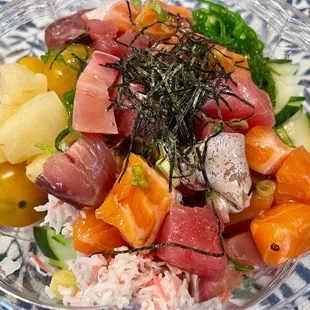 The Triforce Poke Bowl