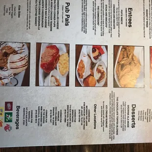 Menu, January 2018