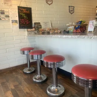 Cute vintage ice cream shop
