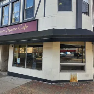 the outside of the building