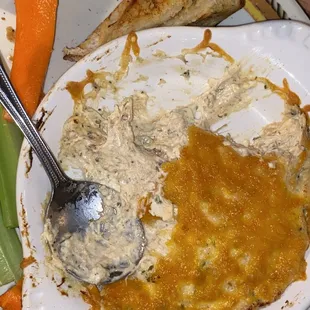 Crab dip appetizer